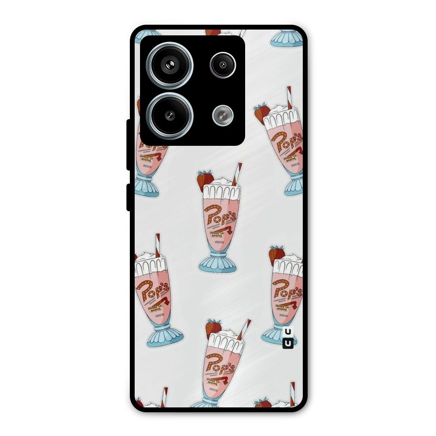 Shake Design Metal Back Case for Redmi Note 13 Pro 5G