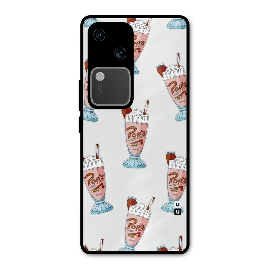 Shake Design Metal Back Case for Vivo V30