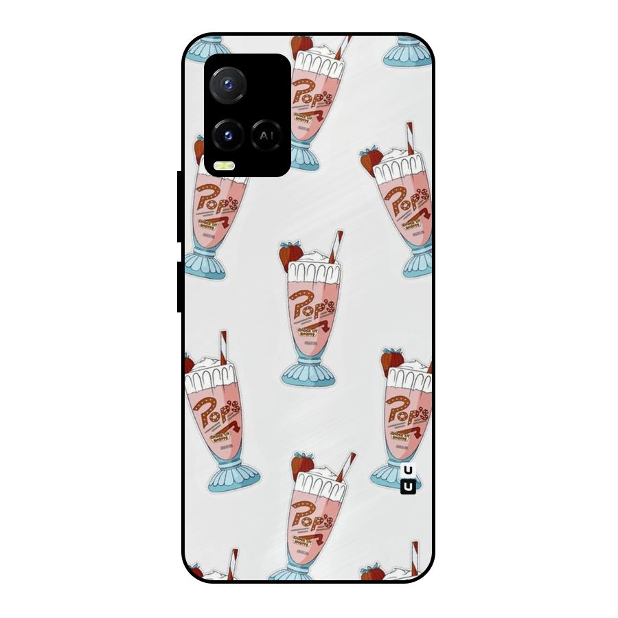 Shake Design Metal Back Case for Vivo Y21 2021