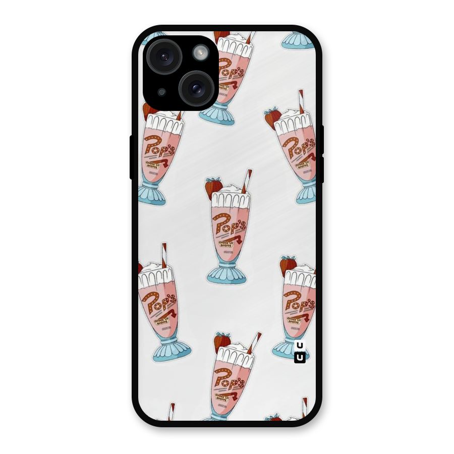 Shake Design Metal Back Case for iPhone 15 Plus