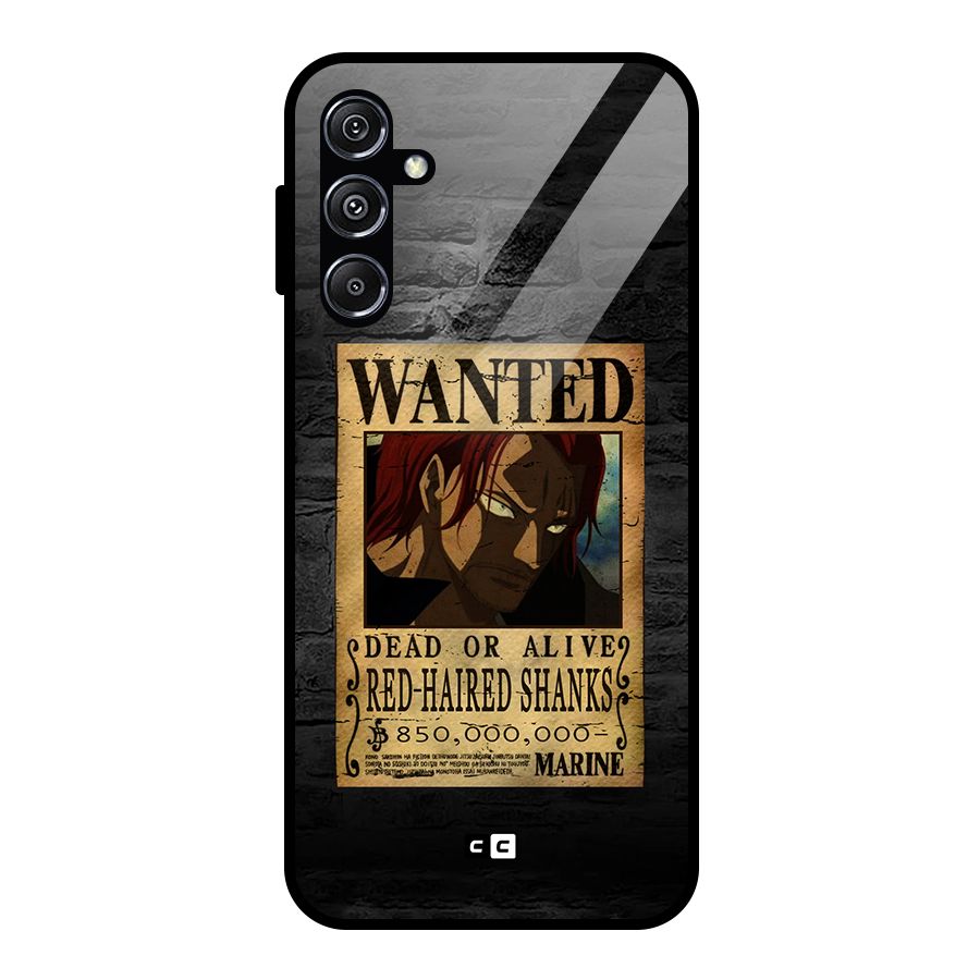 Shanks Wanted Glass Back Case for Galaxy M34 5G