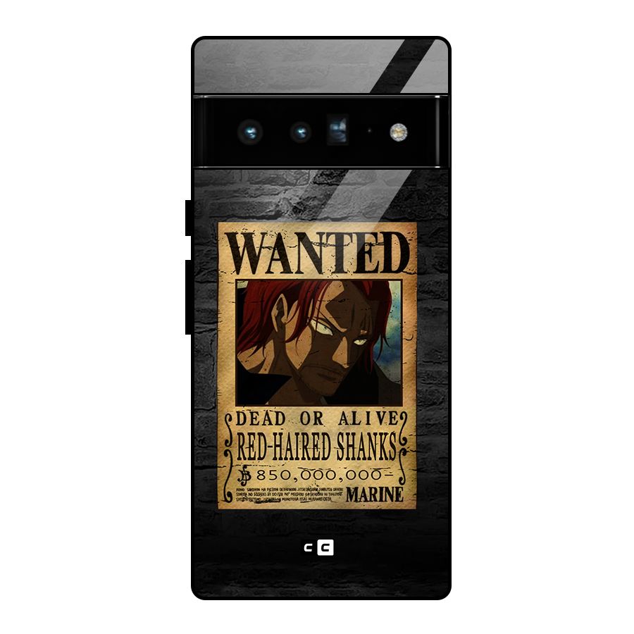 Shanks Wanted Glass Back Case for Google Pixel 6 Pro