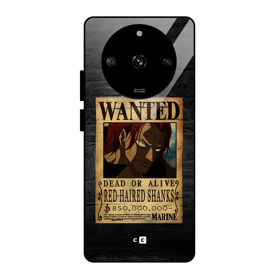 Shanks Wanted Glass Back Case for Realme Narzo 60 5G