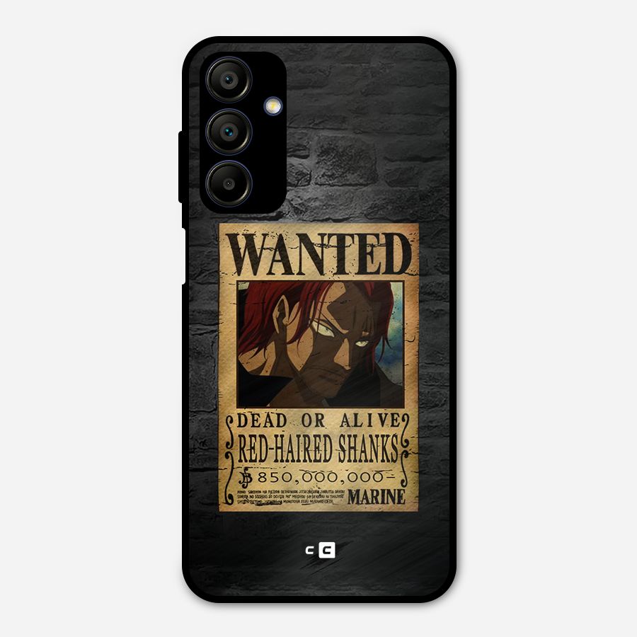 Shanks Wanted Metal Back Case for Galaxy A15 5G