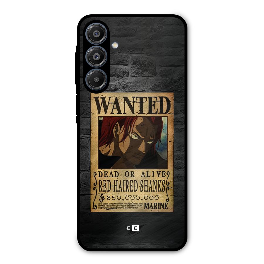 Shanks Wanted Metal Back Case for Galaxy A16 5G