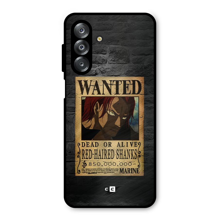 Shanks Wanted Metal Back Case for Galaxy A26