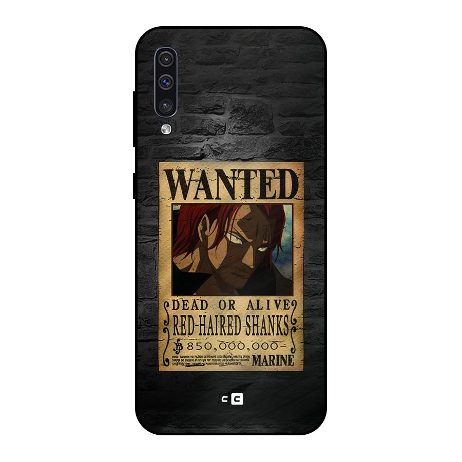 Shanks Wanted Metal Back Case for Galaxy A30s
