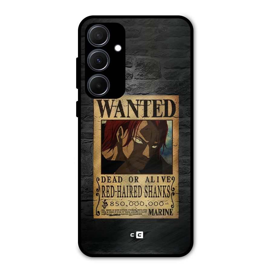 Shanks Wanted Metal Back Case for Galaxy A35