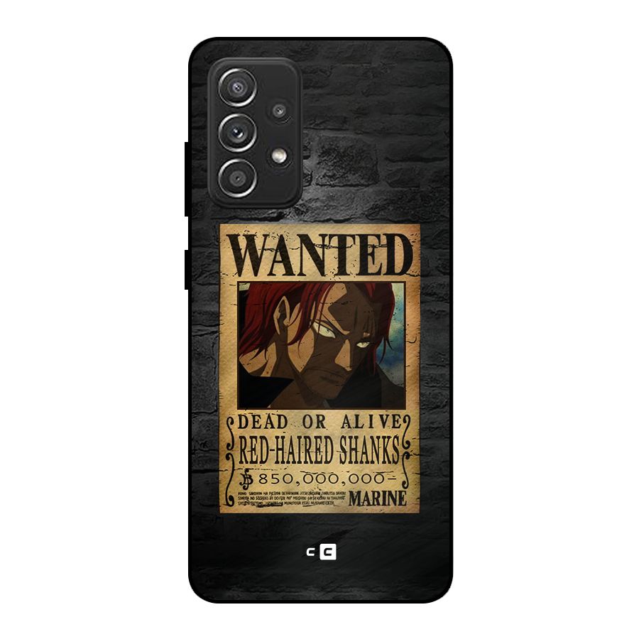 Shanks Wanted Metal Back Case for Galaxy A52s 5G
