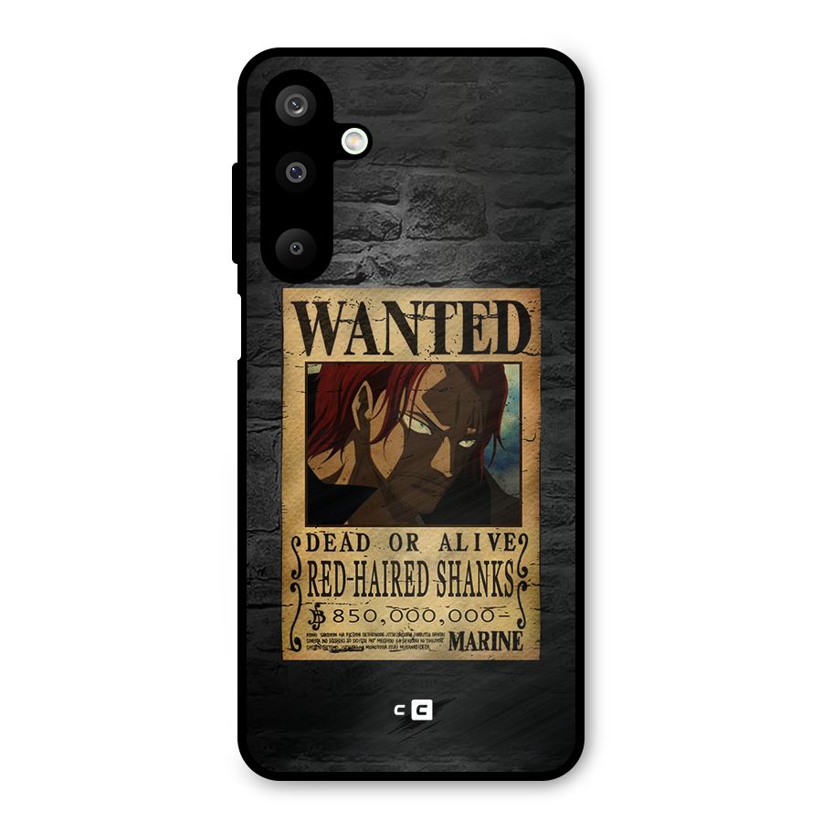 Shanks Wanted Metal Back Case for Galaxy M16