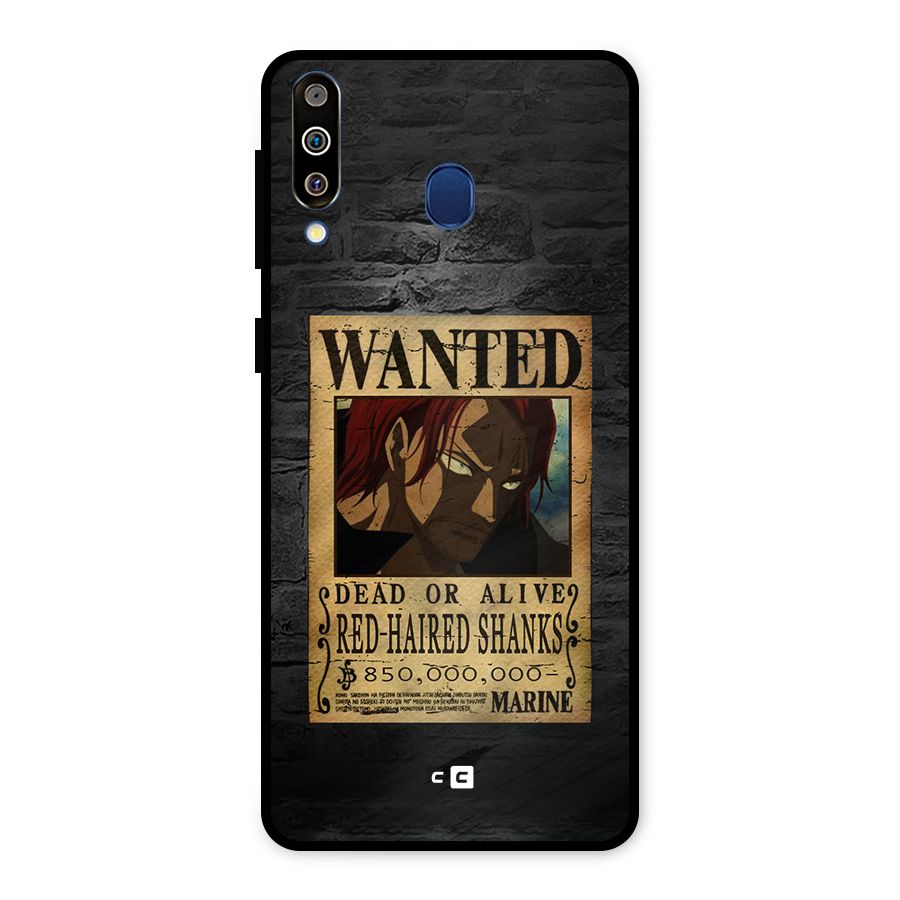 Shanks Wanted Metal Back Case for Galaxy M30