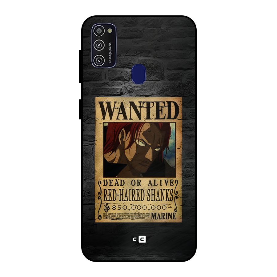 Shanks Wanted Metal Back Case for Galaxy M30s
