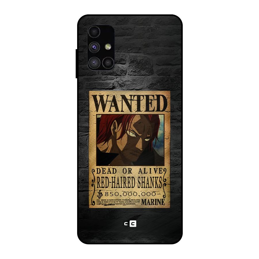 Shanks Wanted Metal Back Case for Galaxy M51
