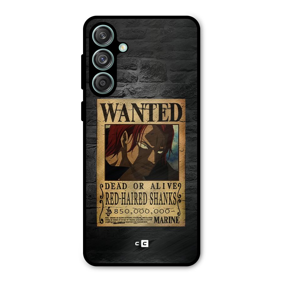 Shanks Wanted Metal Back Case for Galaxy M55 5G