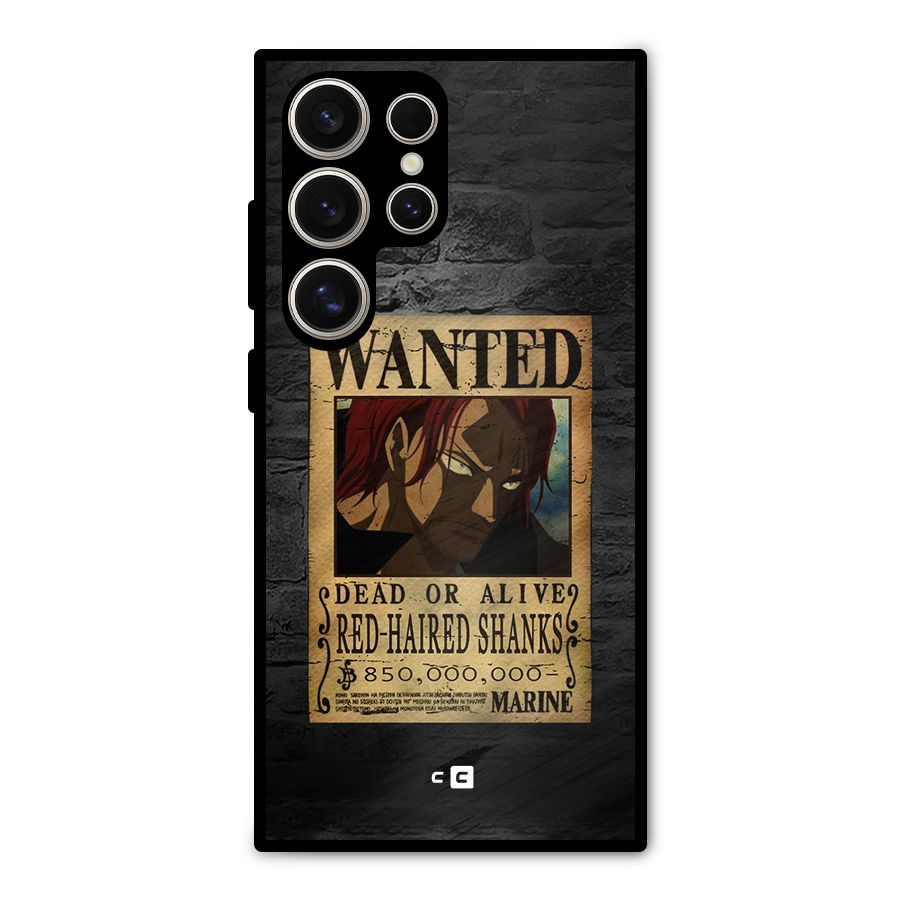 Shanks Wanted Metal Back Case for Galaxy S24 Ultra