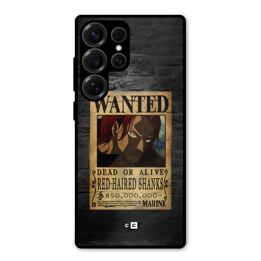 Shanks Wanted Metal Back Case for Galaxy S25 Ultra