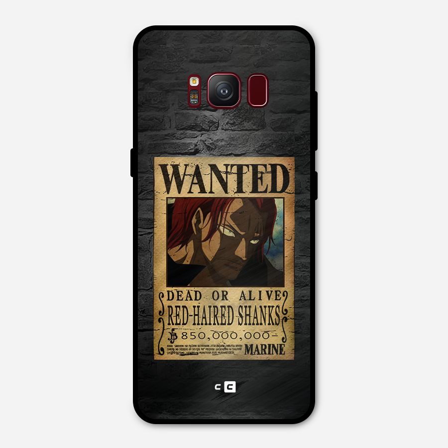 Shanks Wanted Metal Back Case for Galaxy S8