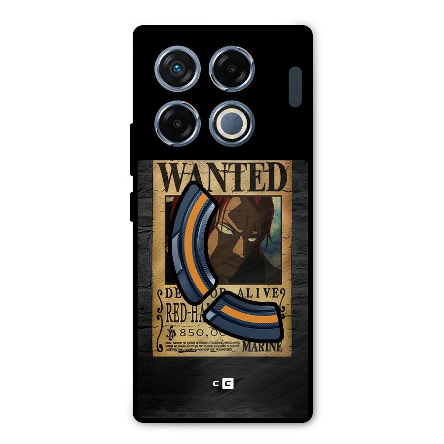 Shanks Wanted Metal Back Case for Infinix GT 20 Pro