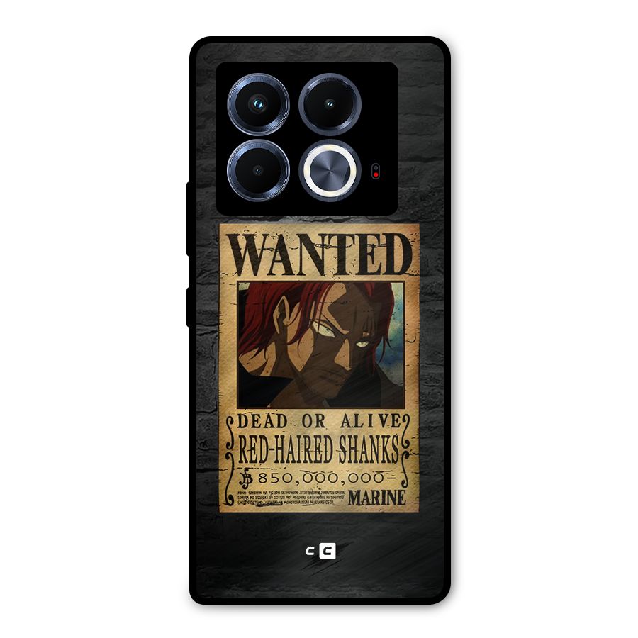 Shanks Wanted Metal Back Case for Infinix Note 40 5G