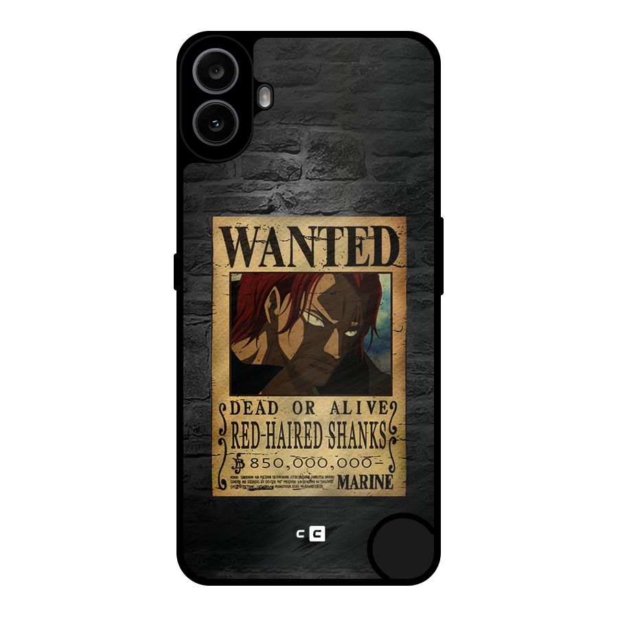 Shanks Wanted Metal Back Case for Nothing CMF Phone 1