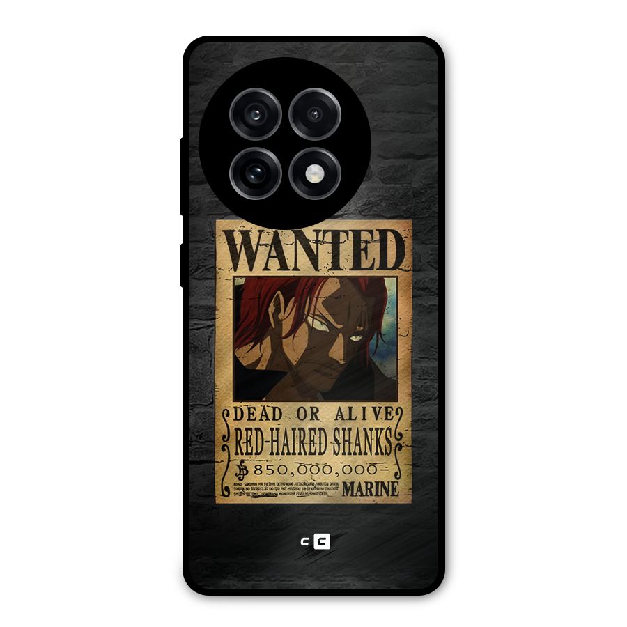 Shanks Wanted Metal Back Case for OnePlus 13R