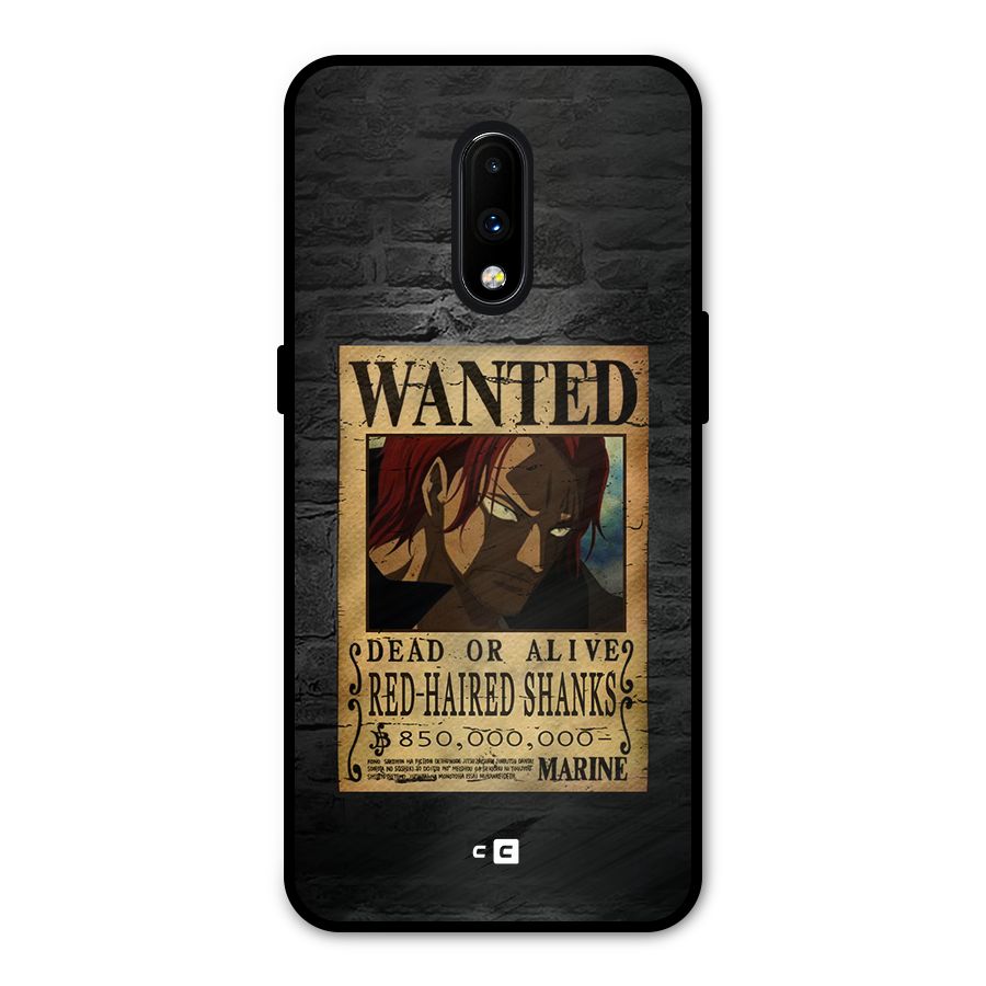 Shanks Wanted Metal Back Case for OnePlus 7
