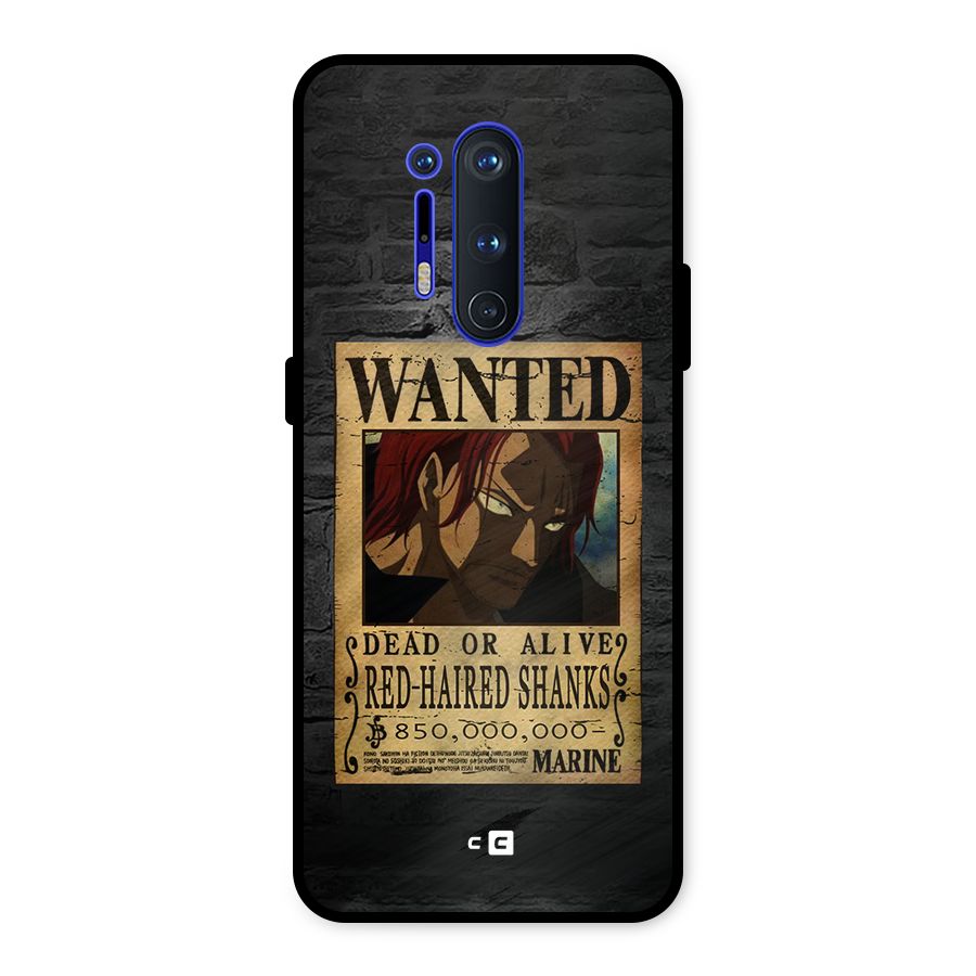 Shanks Wanted Metal Back Case for OnePlus 8 Pro