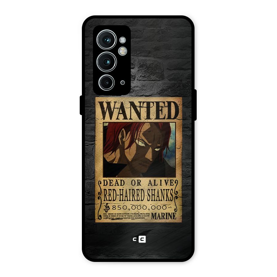 Shanks Wanted Metal Back Case for OnePlus 9RT 5G
