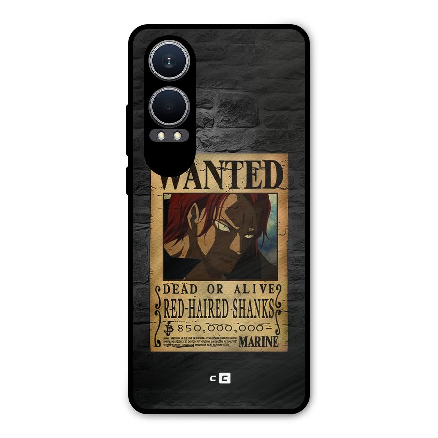 Shanks Wanted Metal Back Case for OnePlus Nord CE4 Lite