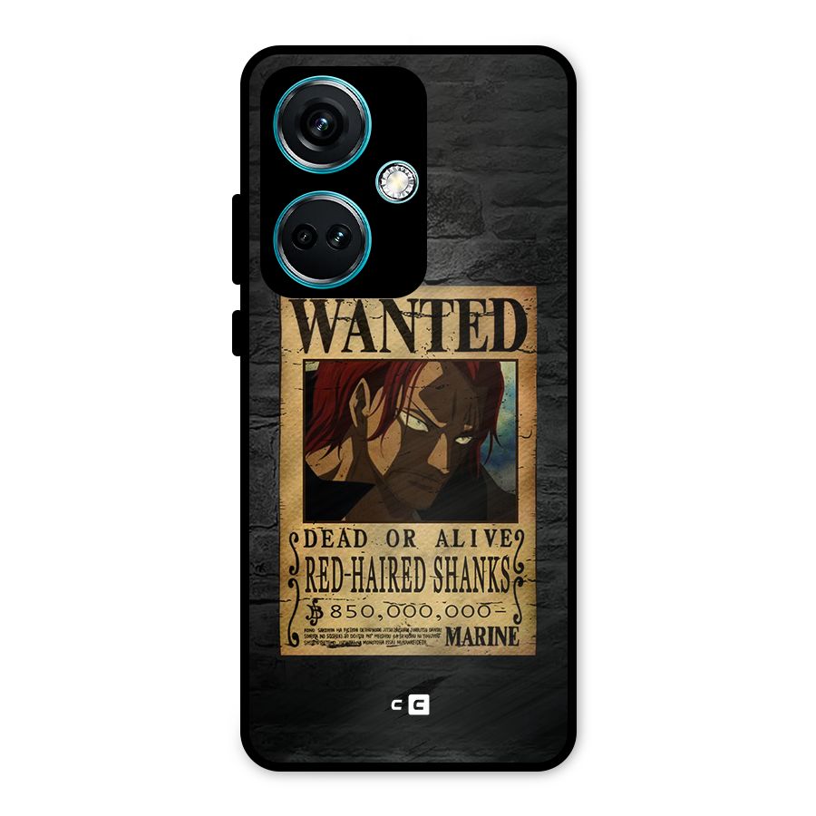 Shanks Wanted Metal Back Case for OnePlus Nord CE 3 5G