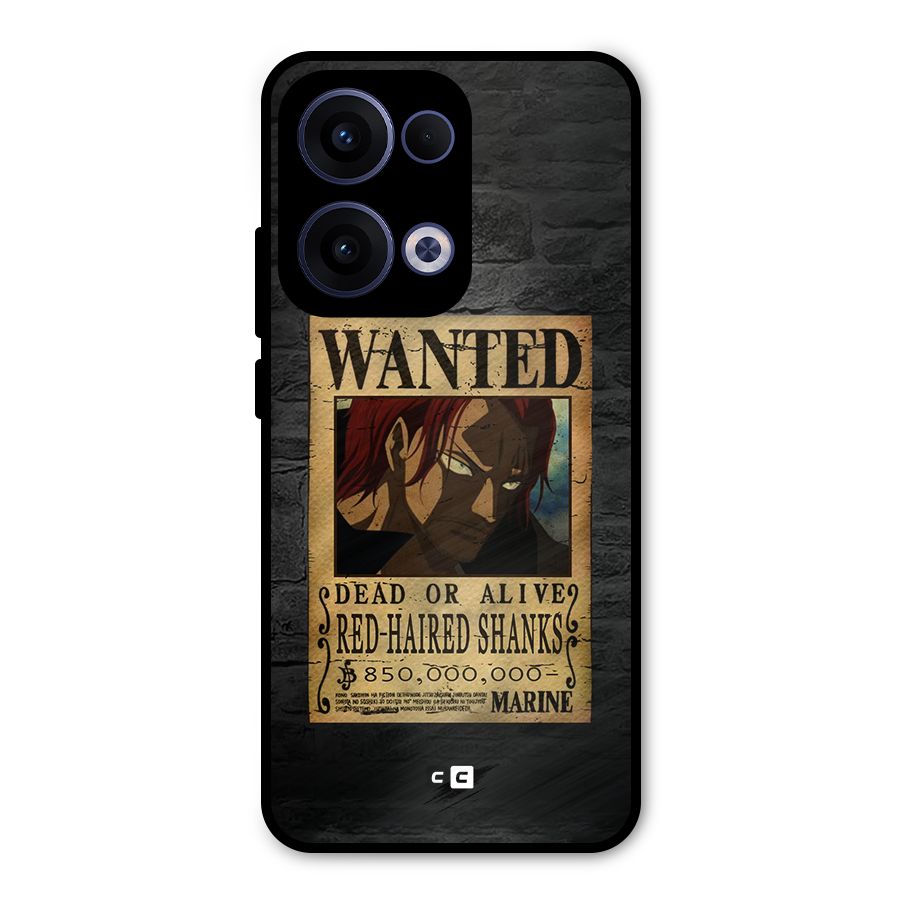 Shanks Wanted Metal Back Case for Oppo Reno13