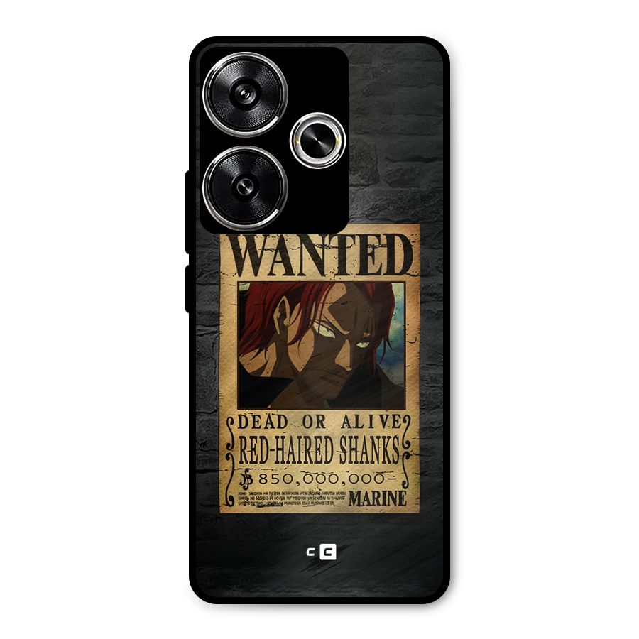 Shanks Wanted Metal Back Case for Poco F6