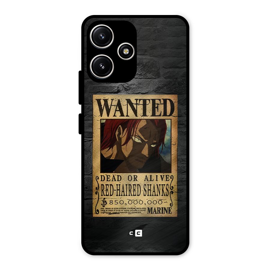 Shanks Wanted Metal Back Case for Poco M6 Pro