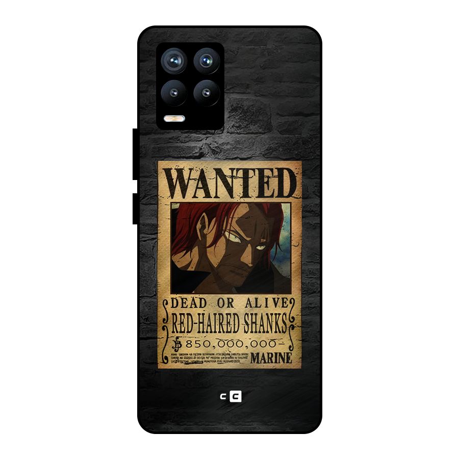 Shanks Wanted Metal Back Case for Realme 8 Pro