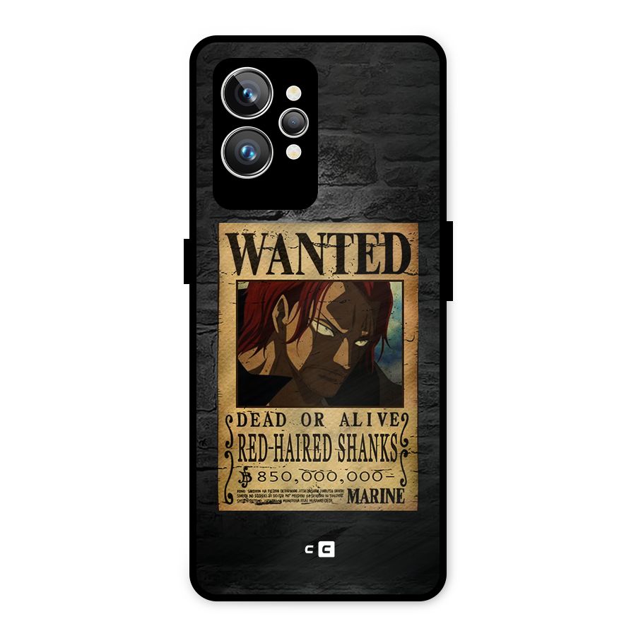 Shanks Wanted Metal Back Case for Realme GT2 Pro
