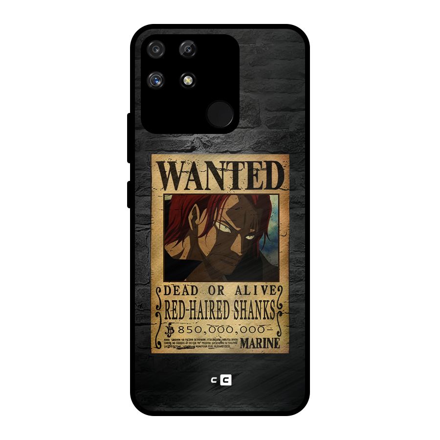 Shanks Wanted Metal Back Case for Realme Narzo 50A