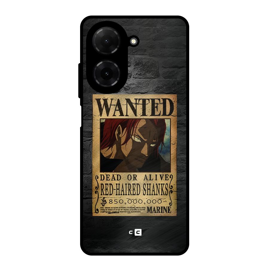 Shanks Wanted Metal Back Case for Redmi A5 4G