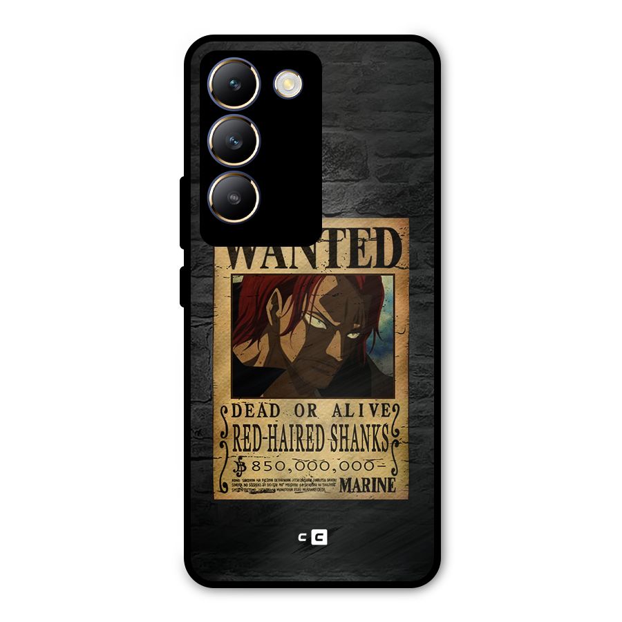 Shanks Wanted Metal Back Case for Vivo T3 5G