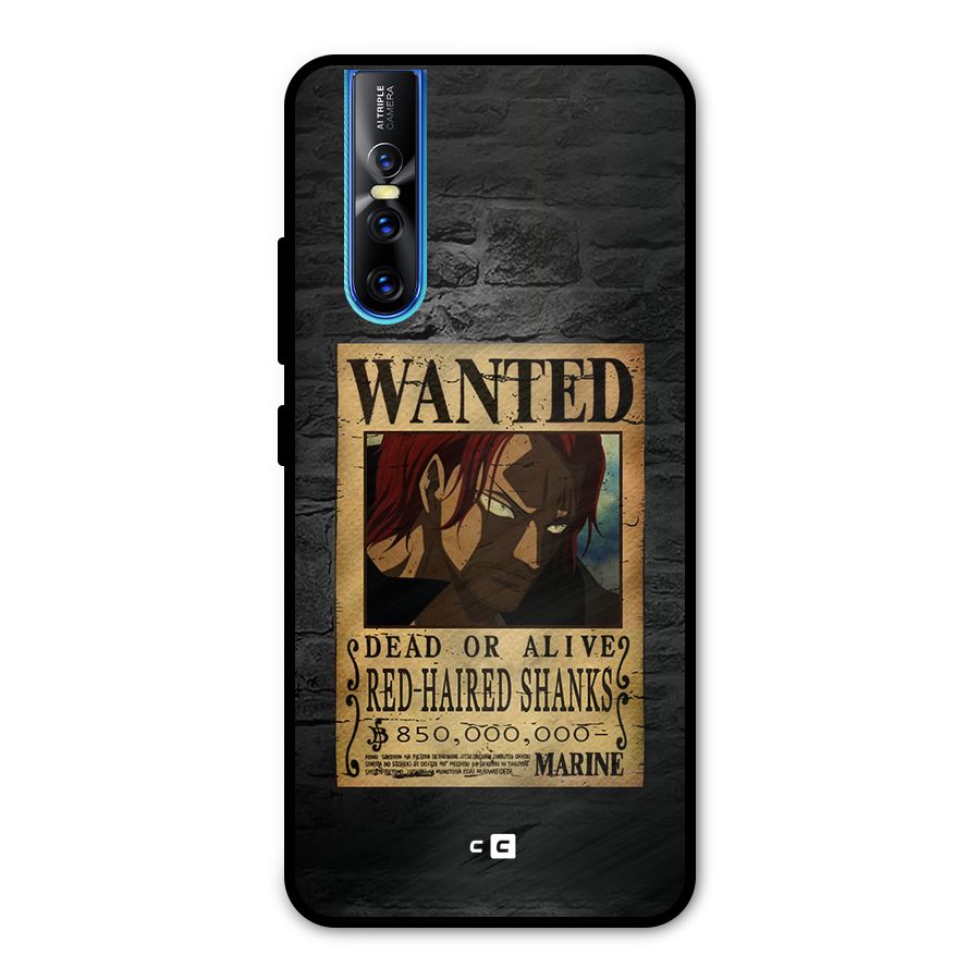 Shanks Wanted Metal Back Case for Vivo V15 Pro
