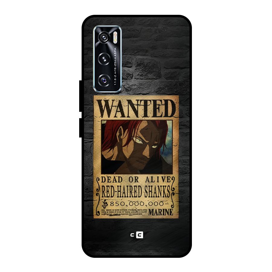 Shanks Wanted Metal Back Case for Vivo V20 SE