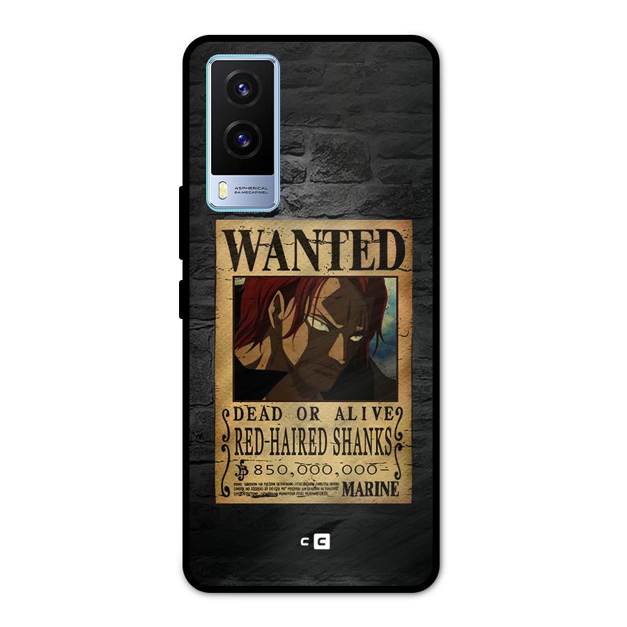 Shanks Wanted Metal Back Case for Vivo V21e 5G