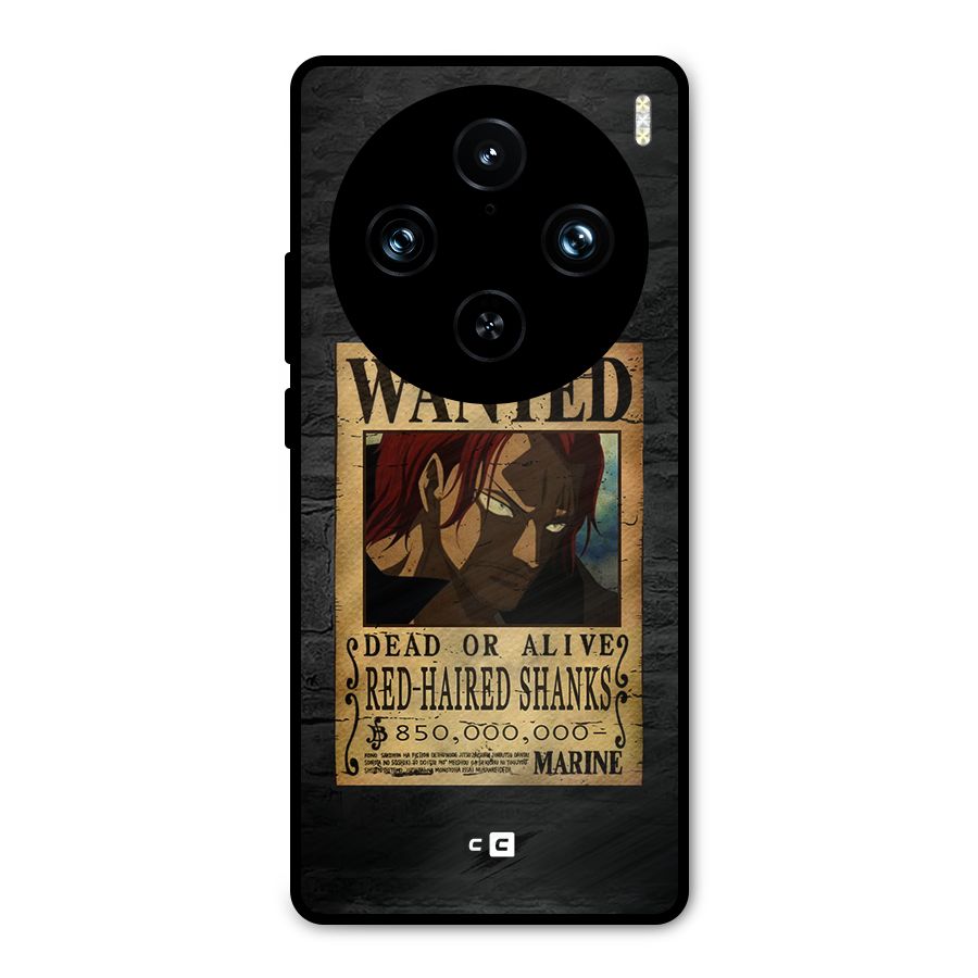 Shanks Wanted Metal Back Case for Vivo X100 Pro