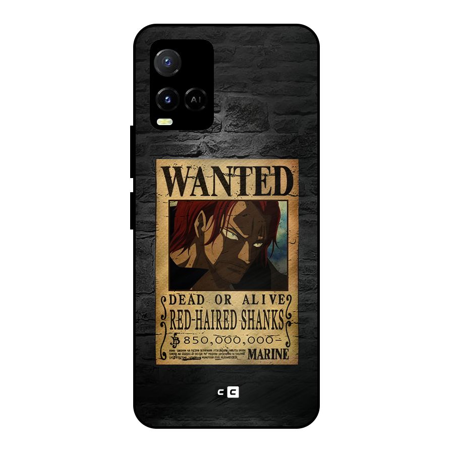 Shanks Wanted Metal Back Case for Vivo Y21A