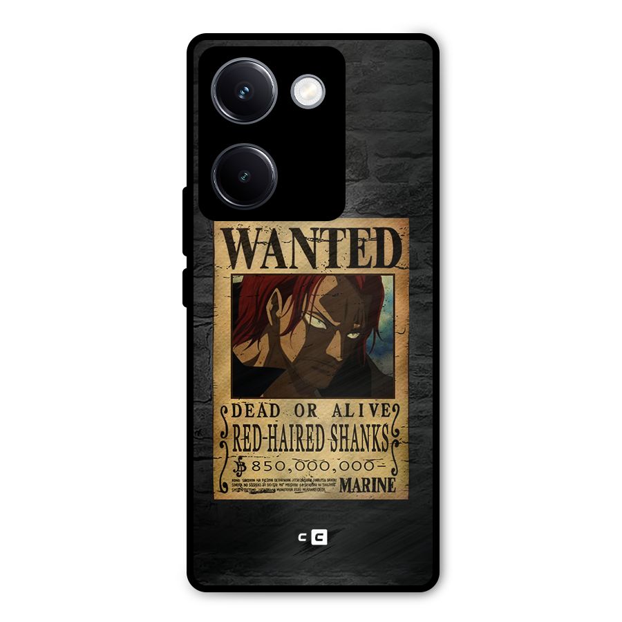 Shanks Wanted Metal Back Case for Vivo Y300 Plus