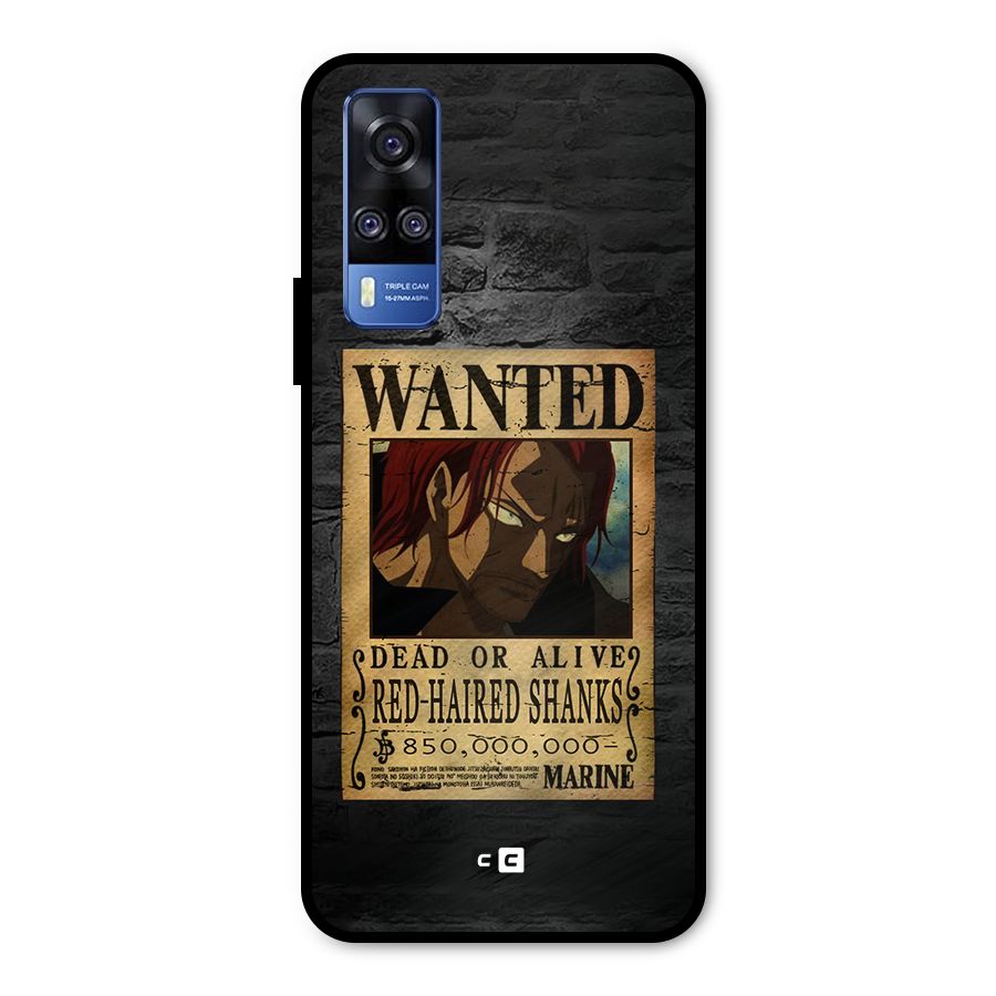 Shanks Wanted Metal Back Case for Vivo Y31
