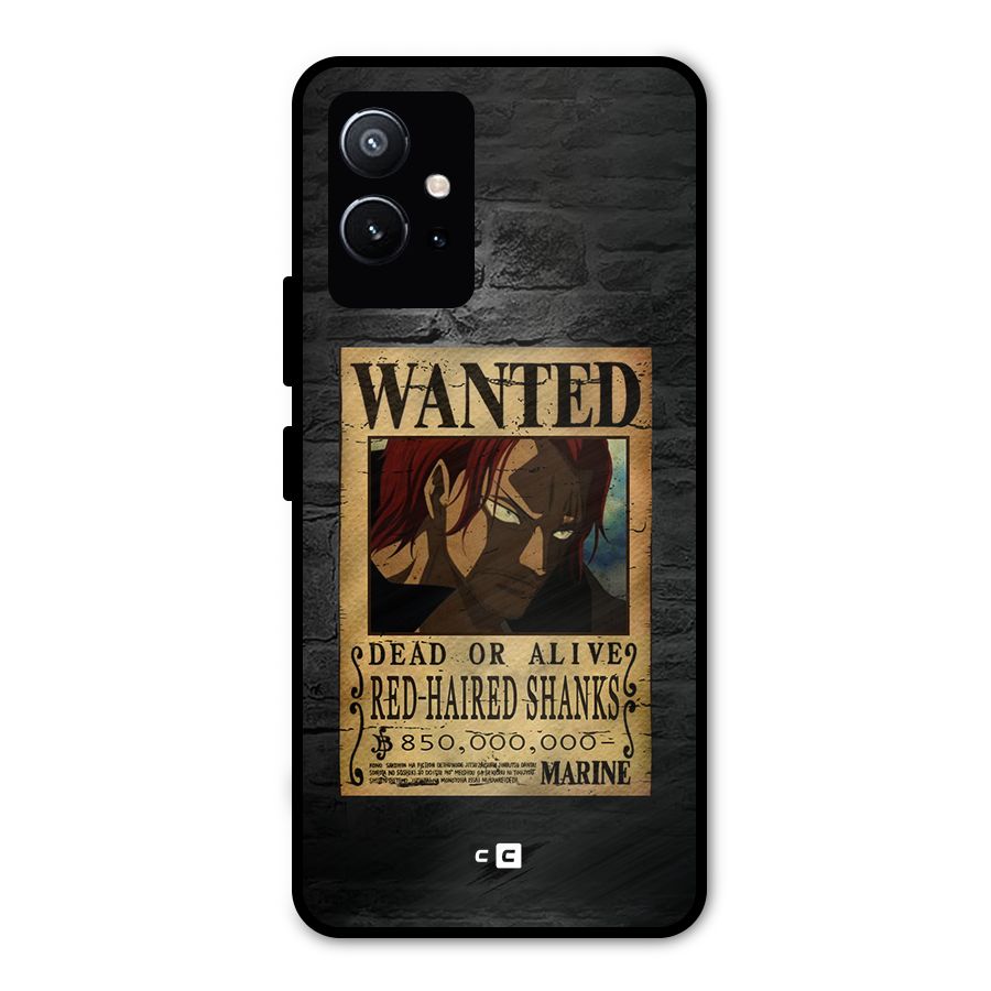 Shanks Wanted Metal Back Case for Vivo Y75 5G