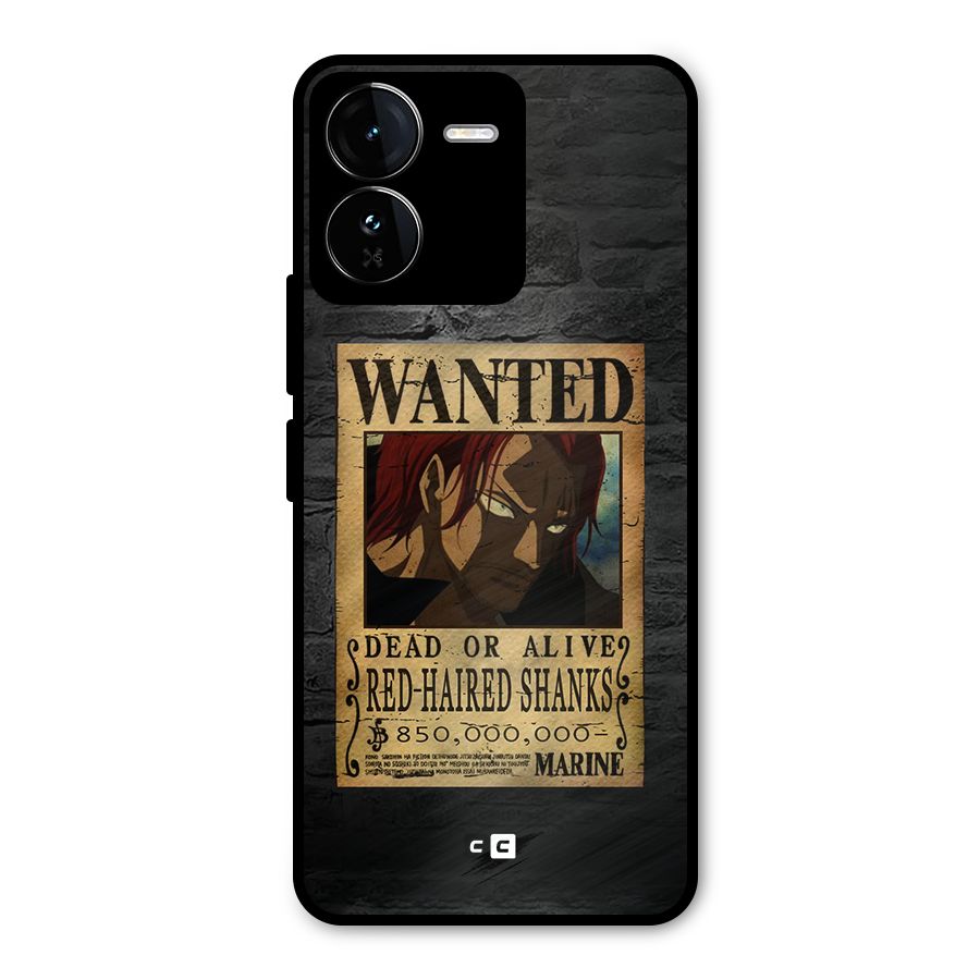Shanks Wanted Metal Back Case for iQOO Z9