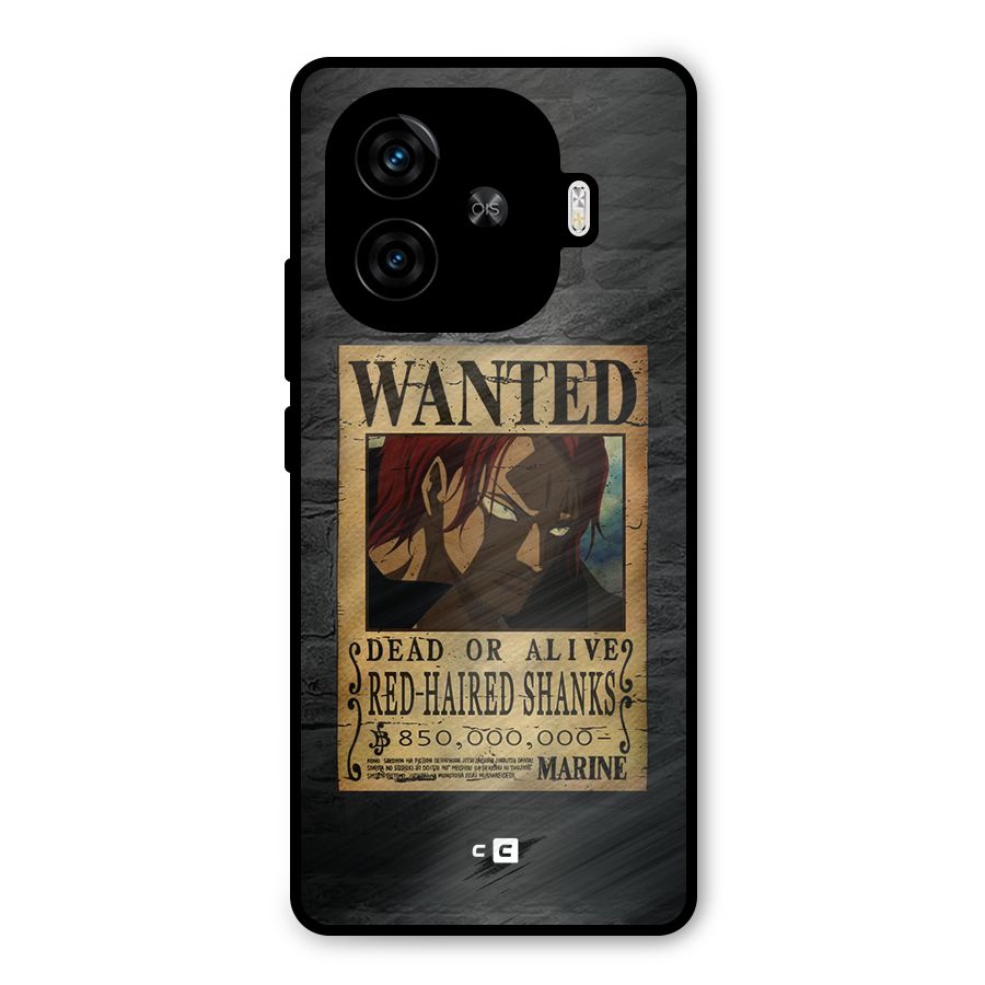 Shanks Wanted Metal Back Case for iQOO Z9 Turbo