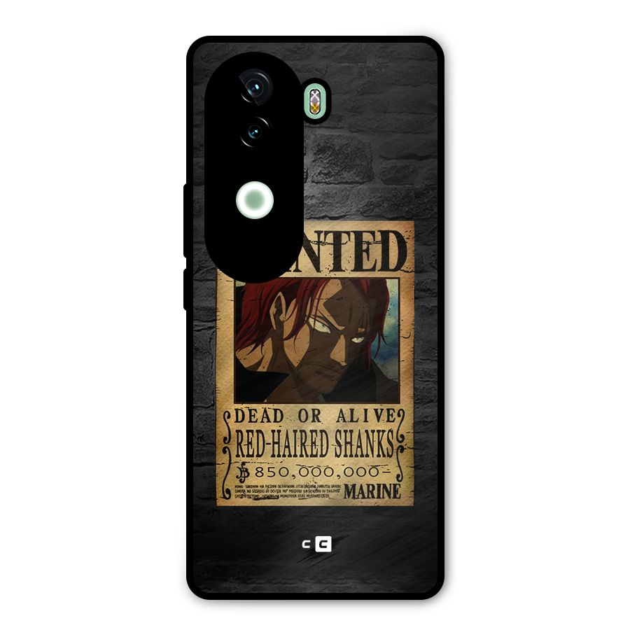Shanks Wanted Metal Back Case for iQOO Z9s