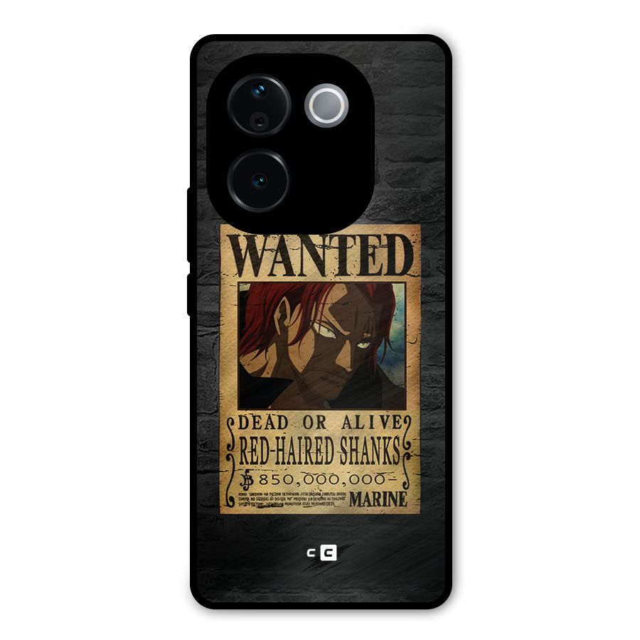 Shanks Wanted Metal Back Case for iQOO Z9s Pro